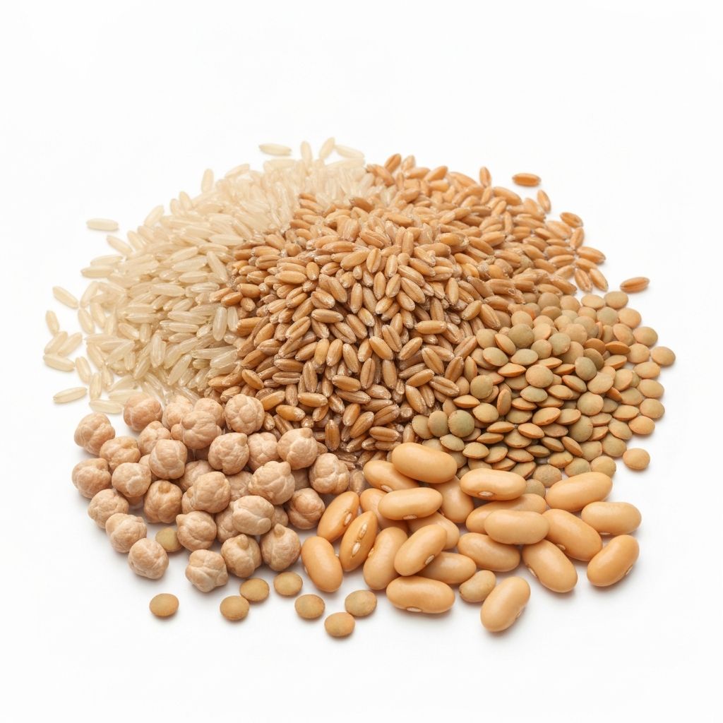 Comparaison céréales et légumineuses